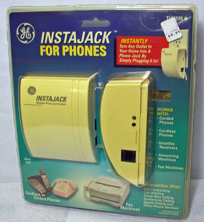 GE TL26595 INSTAJACK WIRELESS PHONE JACK SYSTEM 26595