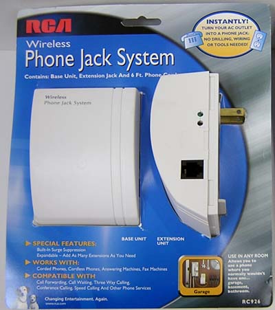 RCA RC926 WIRELESS PHONE JACK TELEPHONE VOIP DSS DISH