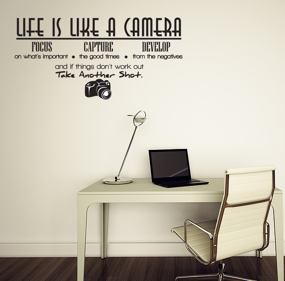 Life-is-like-a-camera-Vinyl-Wall-Lettering-Quotes-Sayings ...